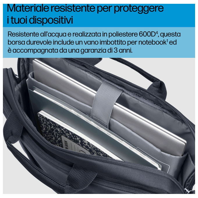 Hp Borsa Porta Laptop 14 Pollici Everyday Valigetta Ventiquattrore Mono Splitcromatica con Tracolla