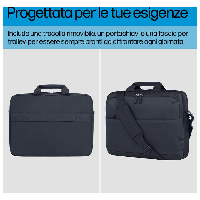 Hp Borsa Porta Laptop 14 Pollici Everyday Valigetta Ventiquattrore Mono Splitcromatica con Tracolla