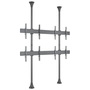 Multibrackets Supporto Display 65 Pollici Nero Acciaio e Alluminio 6084