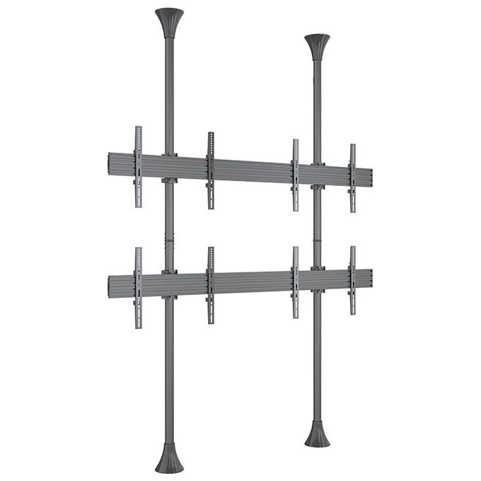 Multibrackets Supporto Display 65 Pollici Nero Acciaio e Alluminio 6084