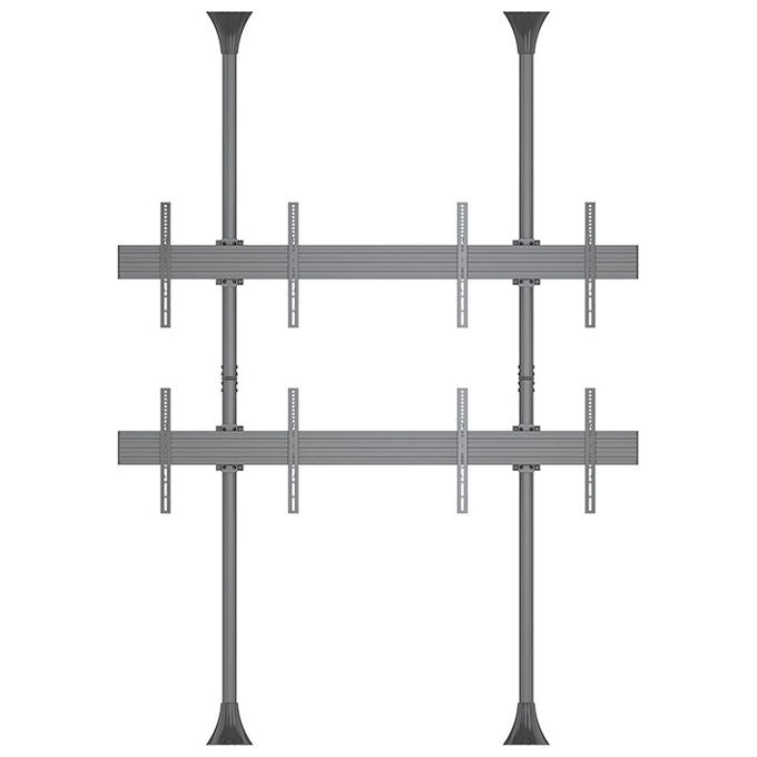 Multibrackets Supporto Display 65 Pollici Nero Acciaio e Alluminio 6084
