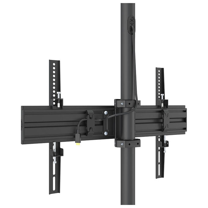 Multibrackets Supporto Display 65 Pollici Nero Acciaio e Alluminio 6084