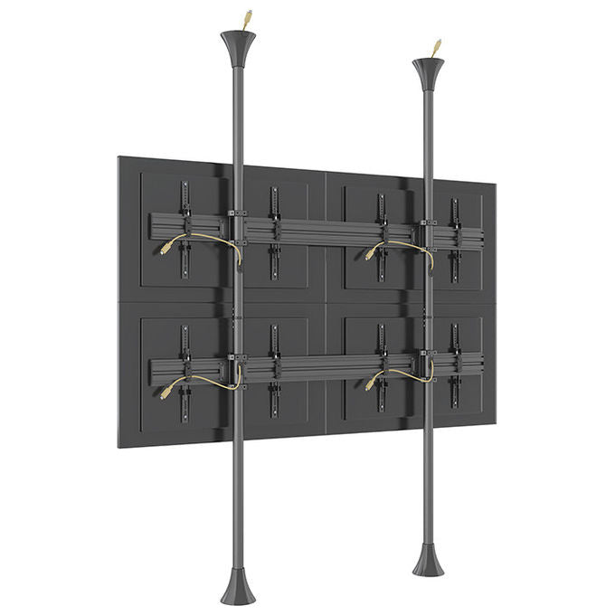 Multibrackets Supporto Display 65 Pollici Nero Acciaio e Alluminio 6084