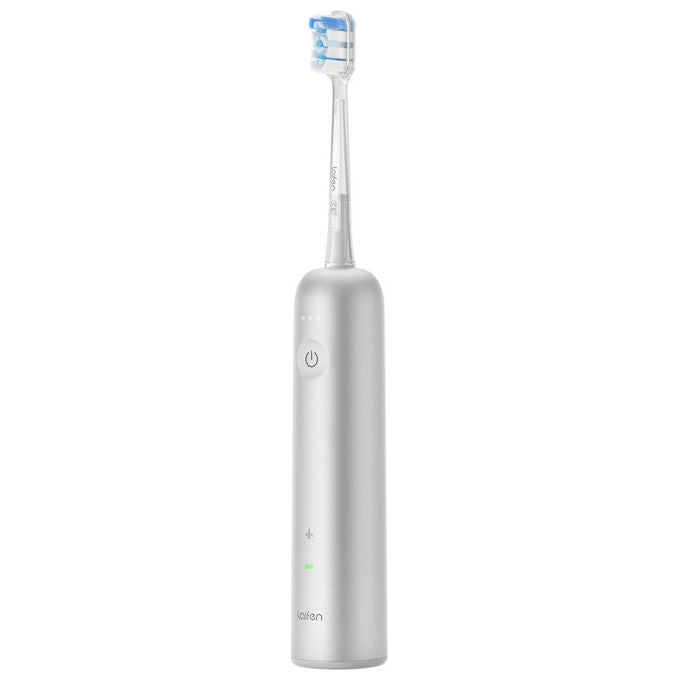 Laifen 1TB91-A-EU-SI-002 Wave Spazzolino elettrico rotante oscillante 3 modalita' Timer 90 giorni autonomia colore Alluminio