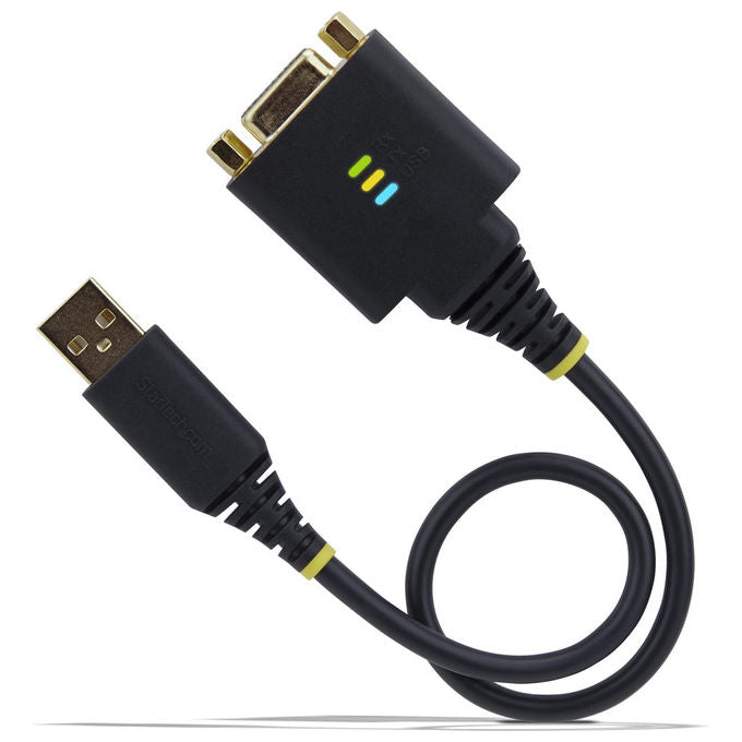 StarTech.com, Cavo Adattatore Usb Seriale Null Modem, 30cm, Usb-A a Db9 Rs232 Com