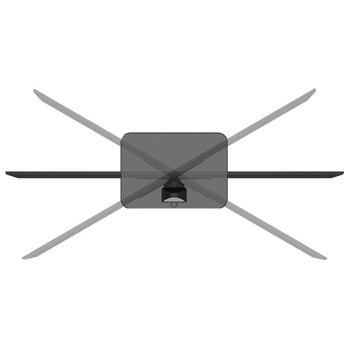 Neomounts, Supporto TV da Tavolo Girevole 23-43 Pollici, Nero