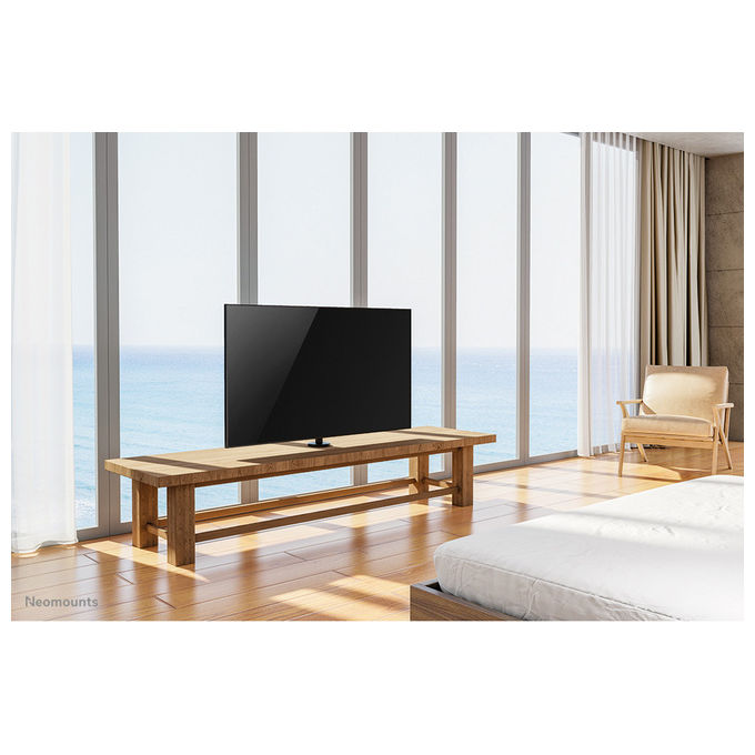 Neomounts, Supporto Tv da Tavolo, 23-43 Pollici, Girevole, Acciaio, Nero