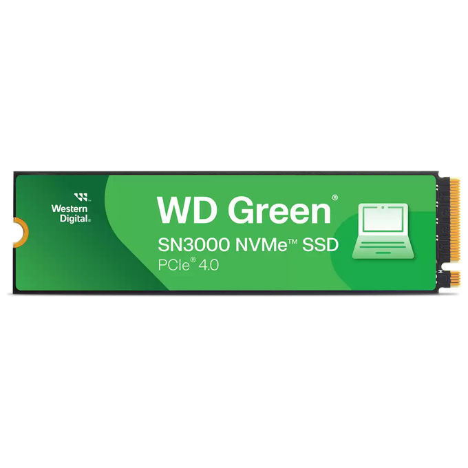 Western Digital, SSD 500 GB, M.2 NVMe PCIe 4.0, Green SN3000