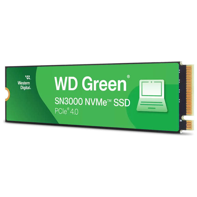 Western Digital, SSD 500 GB, M.2 NVMe PCIe 4.0, Green SN3000