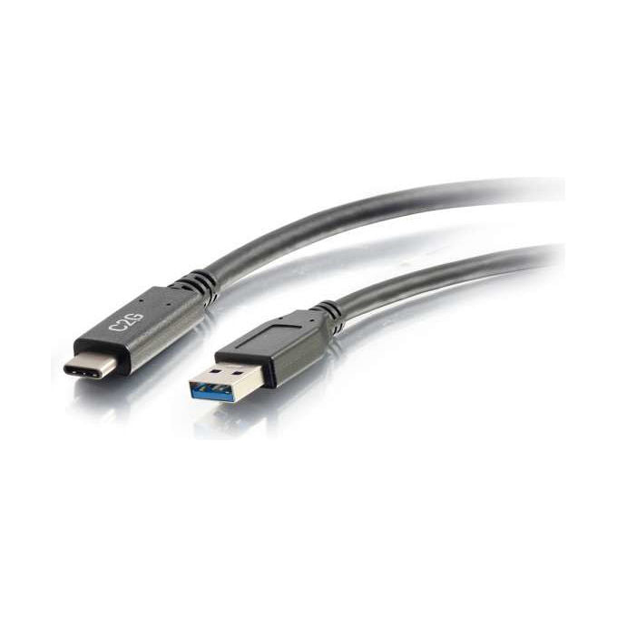C2G, Cavo USB 3.0, USB-C a USB-A, 1.8 metri, Nero