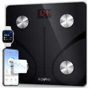 Renpho, Bilancia Pesapersone Intelligente Elis 1C, Bluetooth, WiFi, Impedenziometria, Bianco
