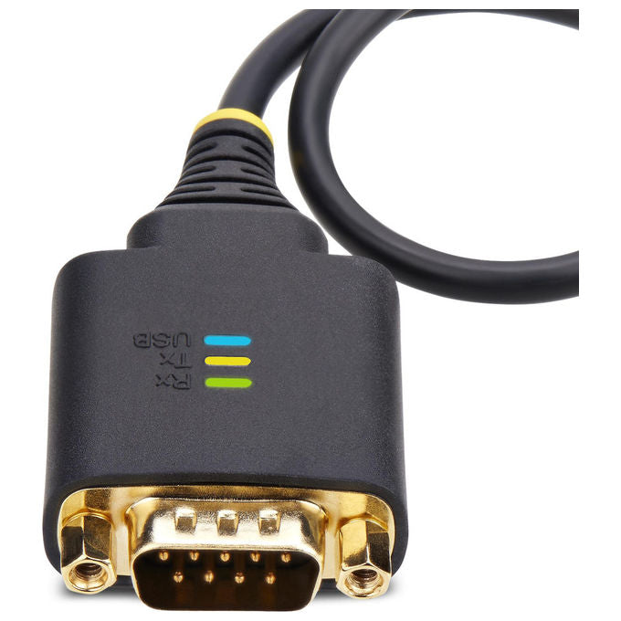 StarTech.com, Cavo Adattatore USB Seriale, 30 cm, USB-A a DB9 RS232, Nero