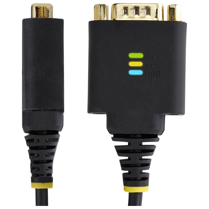 StarTech.com, Cavo Adattatore USB Seriale, 30 cm, USB-A a DB9 RS232, Nero