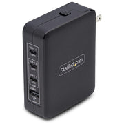 StarTech.com, Caricatore USB-C, 140W, 3x USB-C, 1x USB-A, Adattatore Alimentazione GaN PD 3.1