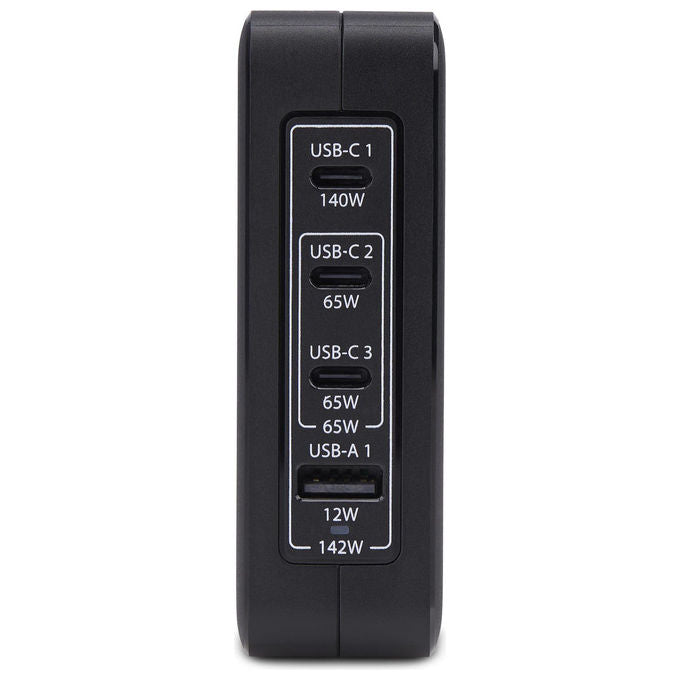 StarTech.com, Caricatore USB-C, 140W, 3x USB-C, 1x USB-A, Adattatore Alimentazione GaN PD 3.1