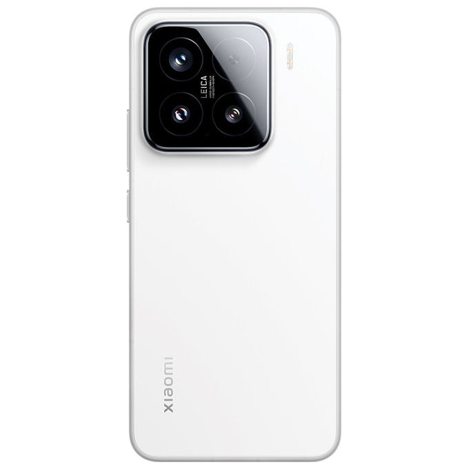 Xiaomi MZB0IU5EU 15 Smartphone 5G Dual SIM 12GB RAM 512GB Display 6.36'' AMOLED Snapdragon 8 Elite Tripla Fotocamera Leica 50MP Batteria 5240mAh colore Bianco