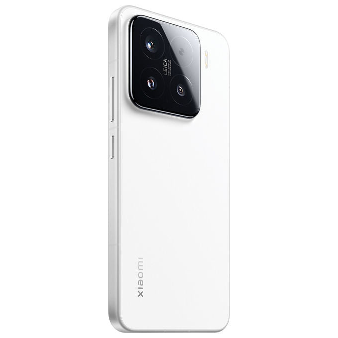 Xiaomi MZB0IU5EU 15 Smartphone 5G Dual SIM 12GB RAM 512GB Display 6.36'' AMOLED Snapdragon 8 Elite Tripla Fotocamera Leica 50MP Batteria 5240mAh colore Bianco