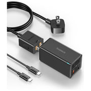 Baseus GaN6 Pro, Caricabatterie Rapido 100W, 2 Porte USB-C, 2 Porte USB-A