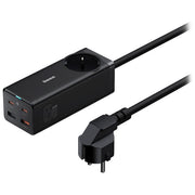 Baseus Adattatore Invertitore Interno 65W, Striscia Alimentazione GaN3 Pro, Nero