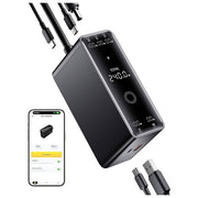 Baseus, Caricabatterie da Tavolo Intelligente 240W, 3 Porte USB-C, USB, Nero