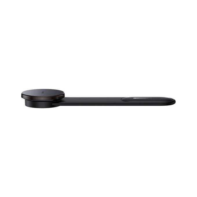 Baseus C02 Pro, Supporto Auto Magnetico con Ricarica Wireless, Nero