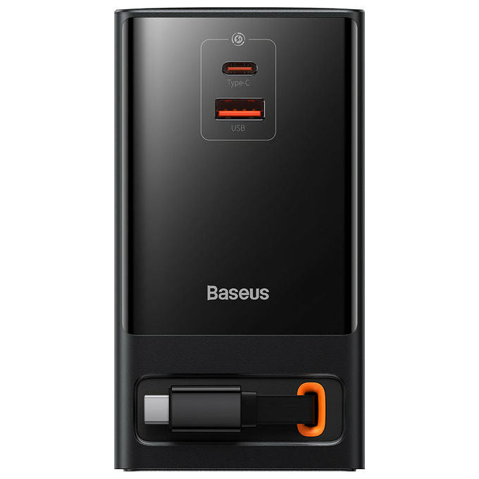 Baseus PowerCombo Tower GaN3 65W, Presa Filtrata, Ricarica Rapida, Nero