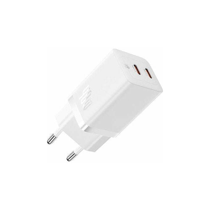 Baseus Caricabatterie GaN5 Pro 40W 2 Porte USB-C Bianco