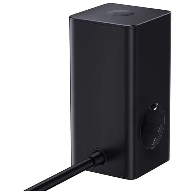 Baseus Multipresa PowerCombo Tower 100W 2 Prese AC 2 USB-C 2 USB-A Nero
