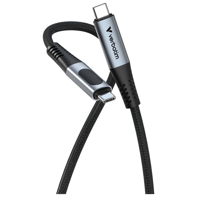 Verbatim Cavo USB4 Gen 2x2 1.2 m USB-C 240W Nero