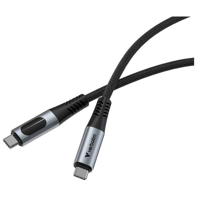Verbatim Cavo USB4 Gen 2x2 1.2 m USB-C 240W Nero