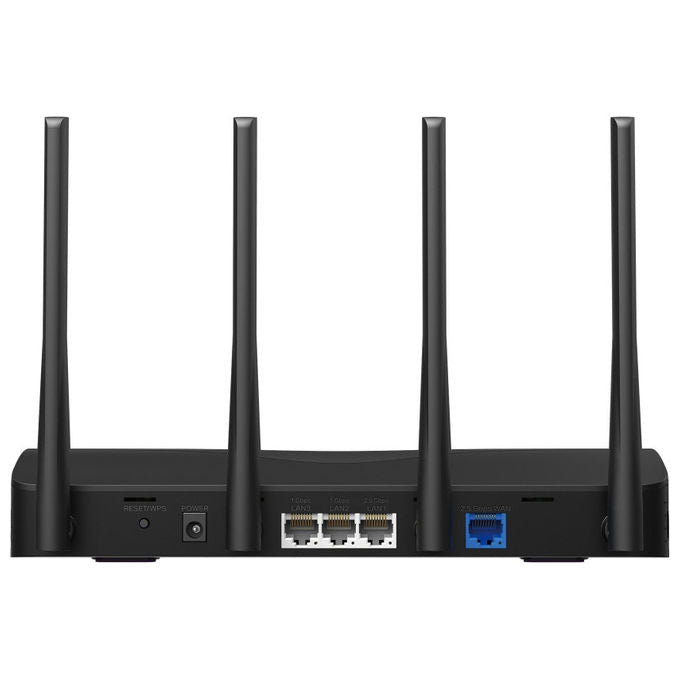 Mercusys Router Wi-Fi 7 Dual Band BE3600 Gigabit Ethernet 2.5 Nero