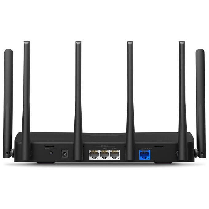 Mercusys Router Wi-Fi 7 Tri-Band BE9300 Ethernet 2.5 Gigabit Nero