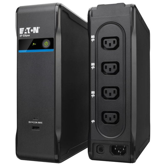 Eaton, Gruppo di Continuita' UPS, Standby Offline, 0.9 kVA, 540 W, 4 Prese AC
