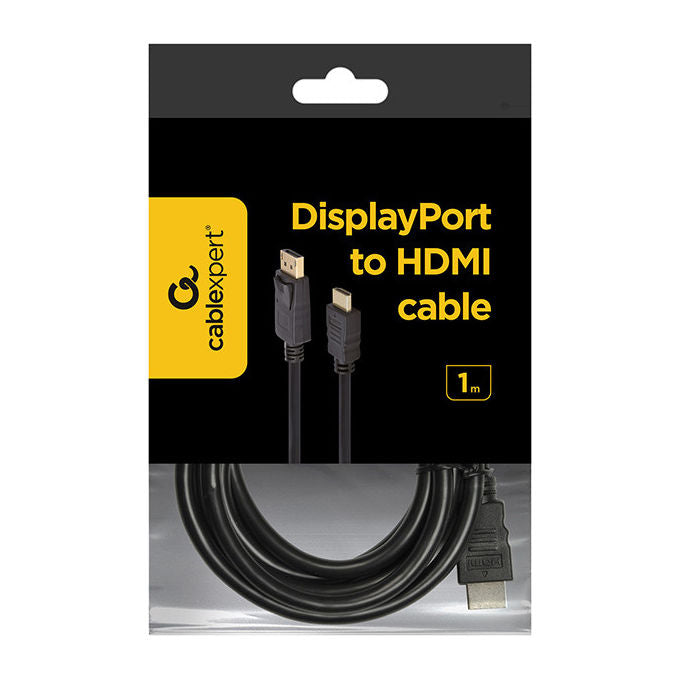 Gembird Cavo DisplayPort a HDMI 1m Nero