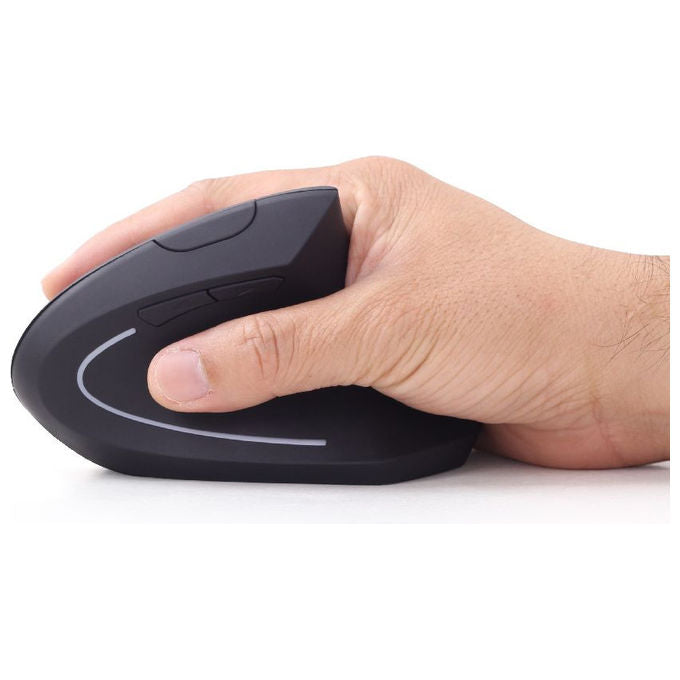 Gembird Mouse Verticale Ergonomico Wireless 1600 DPI Nero
