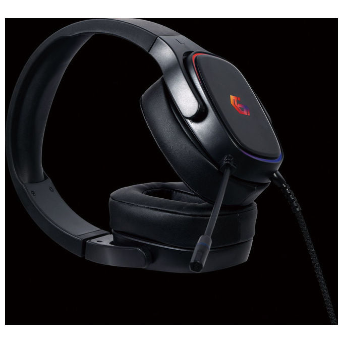 Gembird, Cuffie Gaming 7.1 Surround, Retroilluminazione RGB, USB, Nero