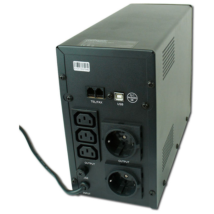 Gembird Gruppo di Continuita' UPS 1.2 kVA Linea Interattiva 3 Prese AC