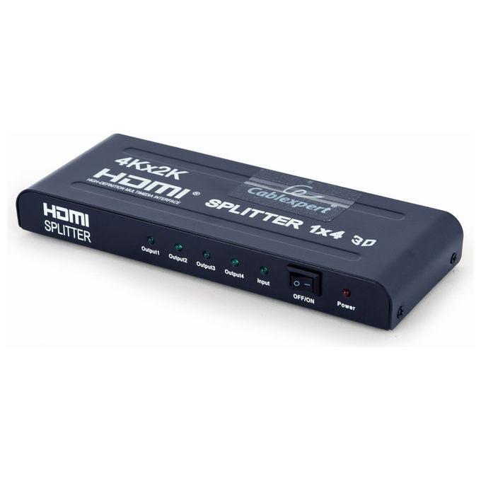 Gembird Ripartitore Video HDMI 4 Porte Supporto 3D Nero