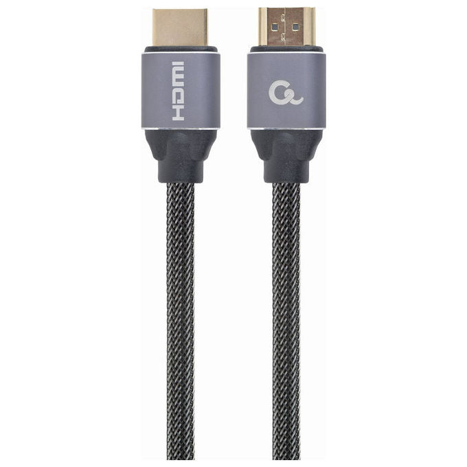 Gembird Cavo HDMI 10m Alta Velocita' con Ethernet Grigio CCBP-HDMI-10M