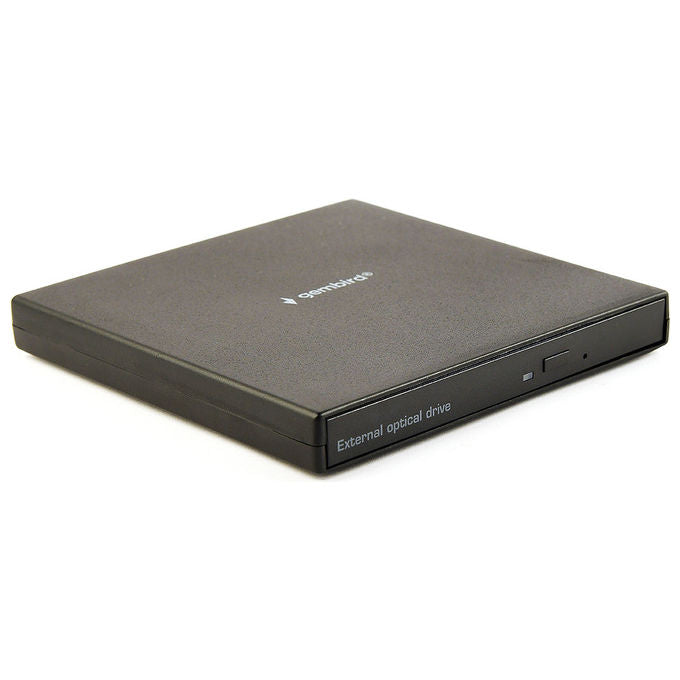 Gembird, DVD±RW Esterno, Nero, Lettore-Masterizzatore CD-DVD, USB 2.0
