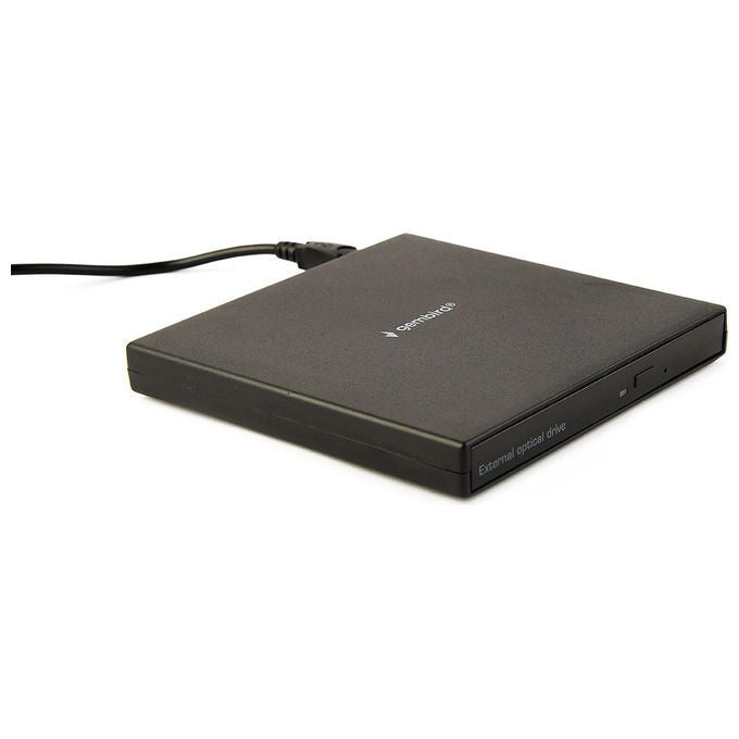 Gembird, DVD±RW Esterno, Nero, Lettore-Masterizzatore CD-DVD, USB 2.0