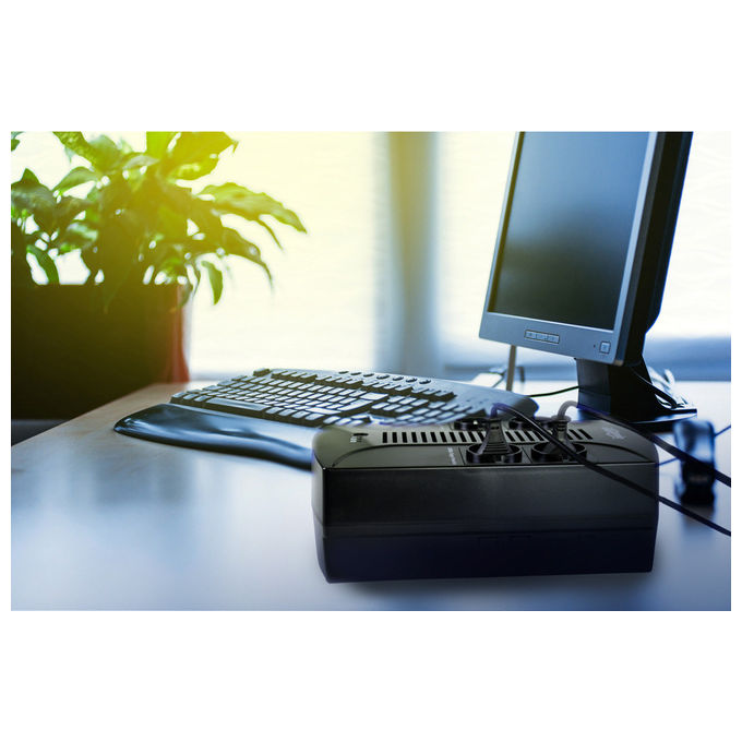 EnerGenie Gruppo di Continuita' UPS 650 VA Linea Interattiva EG-UPS-001