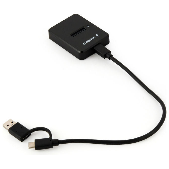 Gembird Docking Station SSD M.2 SATA NVMe USB Type-C Nero