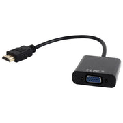 Gembird Adattatore Video HDMI a VGA 0.15 m Nero