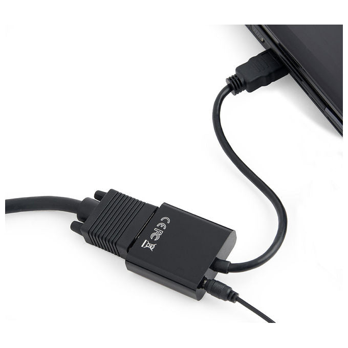 Gembird Adattatore Video HDMI a VGA 0.15 m Nero
