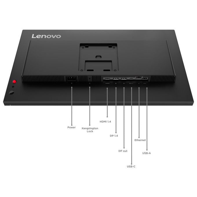 Lenovo ThinkVision T24D-40, Monitor LED 23.8'' Full HD, LCD Nero