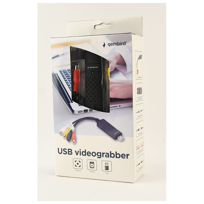 Gembird Scheda Acquisizione Video USB 3.2 Gen 1 Multicolore