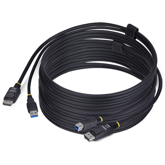 StarTech.com Cavo KVM DisplayPort USB 5Gbps 3m 4K 60Hz