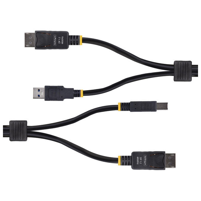 StarTech.com Cavo KVM DisplayPort USB 5Gbps 3m 4K 60Hz