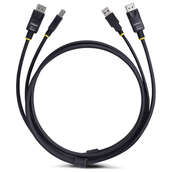 StarTech.com Cavo KVM DisplayPort USB 5Gbps 3m 4K 60Hz